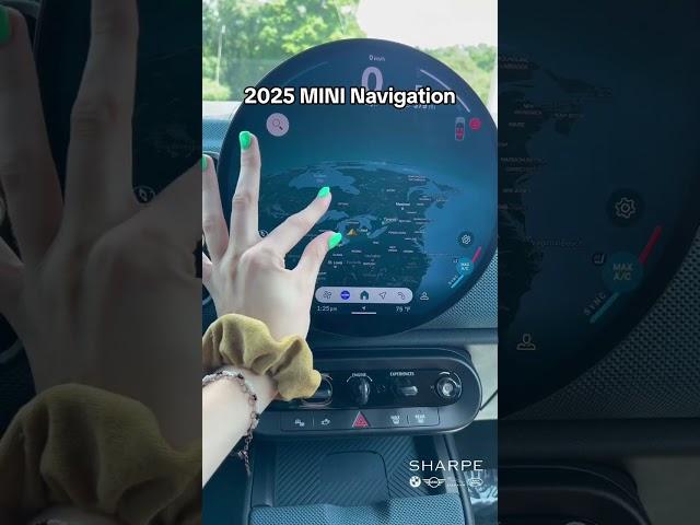 2025 MINI interactive navigation #miniusa #minicooper #2025mini #car