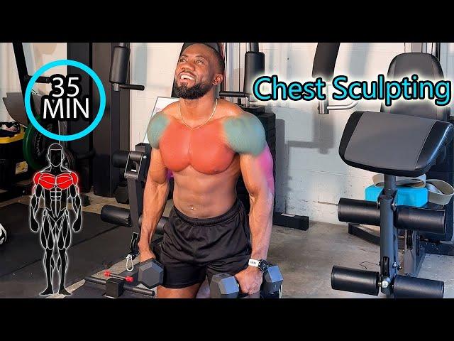 35 Min Chest, Tricep & Shoulder | MULTI GYM Push Workout