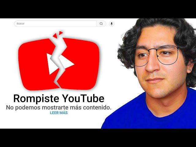 ROMPÍ el ALGORITMO de YOUTUBE 