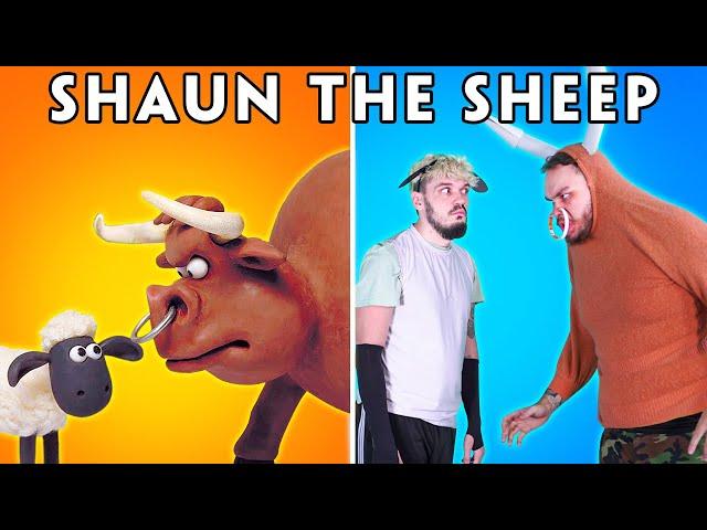 SHAUN THE SHEEP WITH ZERO BUDGET - The Bull | Shaun The Sheep Funny Animated Parody