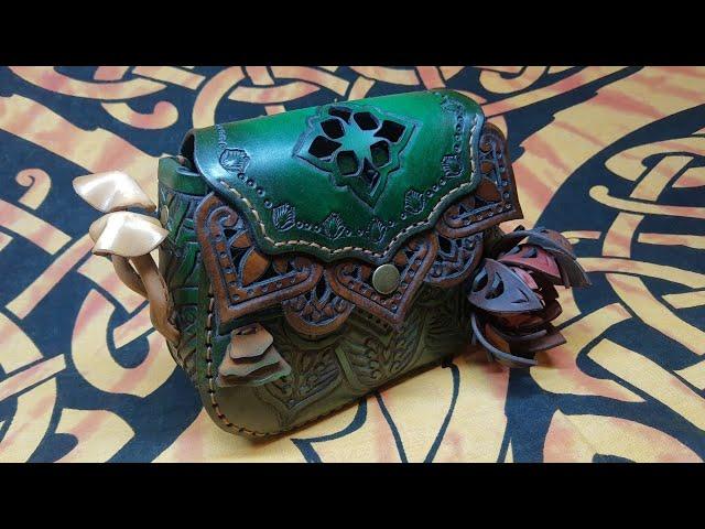 Leather Crafting Tutorial - Elf Bag