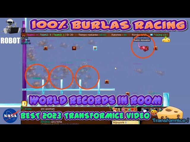 (BEST VIDEO) Transformice 100% EPIC RACING FIRST BURLAS#12