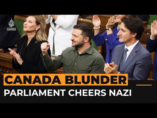 Canadian Parliament gives WWII Nazi standing ovation | Al Jazeera Newsfeed