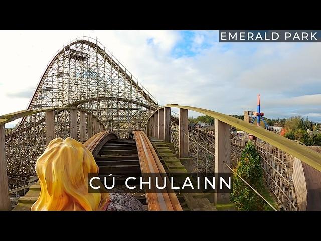 Cú Chulainn - Only Wooden Roller Coaster in Ireland | Emerald Park | OnRide POV