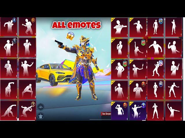 ALL Mythic Outfit Emotes Season 1 to s20 m9  PUBG MOBLE SAMSUNG,A3,A5,A6,A7,J2,J5,J7,S5,S6