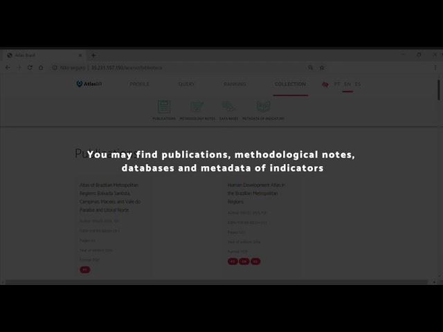 Tutorial em inglês - Acervo