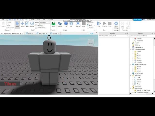 Attack on titan Roblox Studio Free Script LINK IN DESCRIPTION!!!