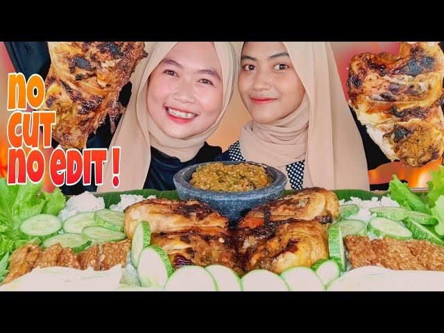 MUKBANG AYAM BAKAR NASI LIWET | with my bestie | NO CUT NO EDIT ‼️