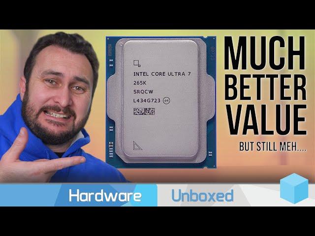 Intel Core Ultra 7 265K Review, vs. 7800X3D, 5800X3D, 14700K + More