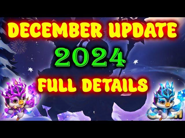 DECEMBER UPDATE 2024 | FULL DETAILS | CASTLE CLASH