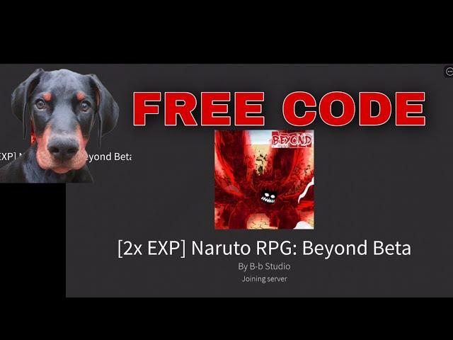 FREE CODE NRPG NARUTO RPG BEYOND BETA + HOW TO CLAIM CODES ROBLOX