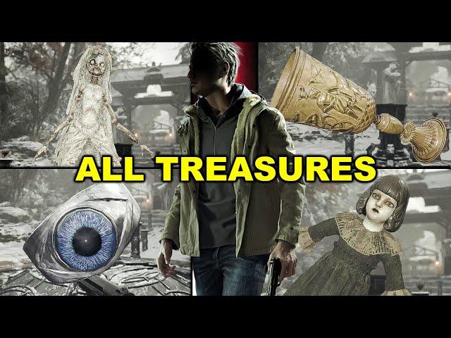 Resident Evil Village - All Treasure Locations & Showcase (PART 1/2)