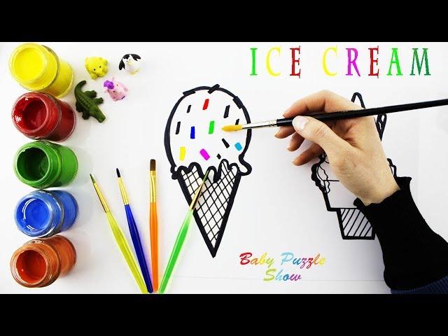 SUPER Mixed Drawings | Fruits, ice creams, Coloring Pages For Kids