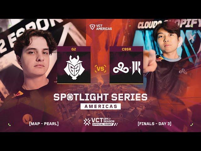 G2 vs C9SR - Spotlight Series Americas - Finals - Map 2