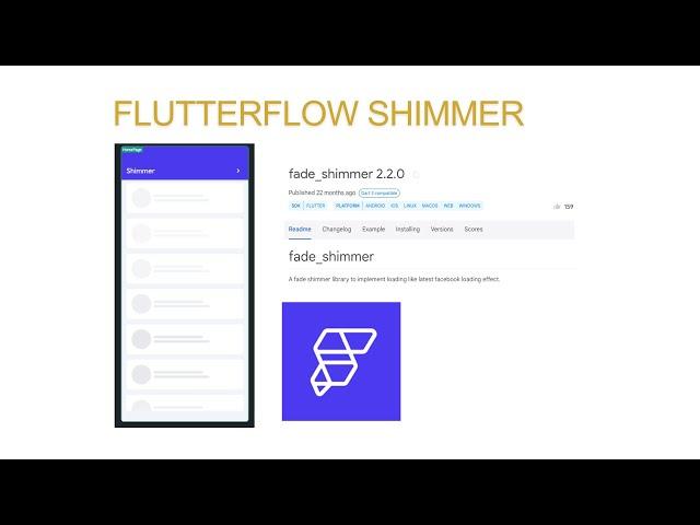 Flutterflow fade shimmer