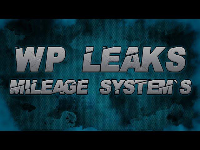 [QBUS\ESX] | WP Leaks | Mileage System`s | FiveM Scripts