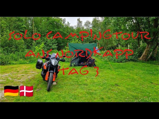 Ziel Nordkapp - Tag 3 - das erste Mal in Dänemark - Solo Motorradcampingtrip