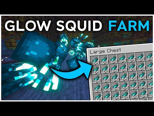 The BEST Glow Squid Farm in Minecraft 1.21 (Tutorial)