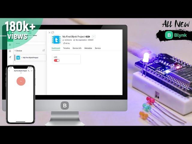Making your first project on New Blynk 2.0️