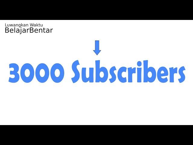 ShortLearning (Short Learning) 3000 Subscribers, :D Thank you