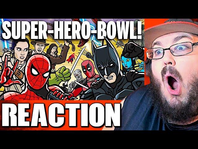 SUPER-HERO-BOWL! - TOON SANDWICH REACTION!!!