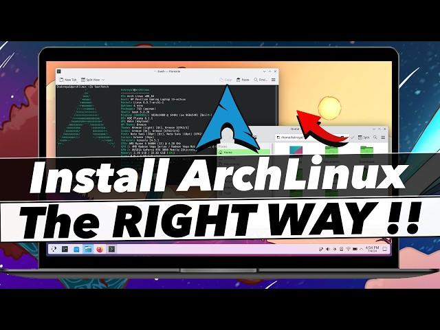 How To Install Arch Linux On Any PC or Laptop (FASTLY) // Arch Linux Installation Guide 2024