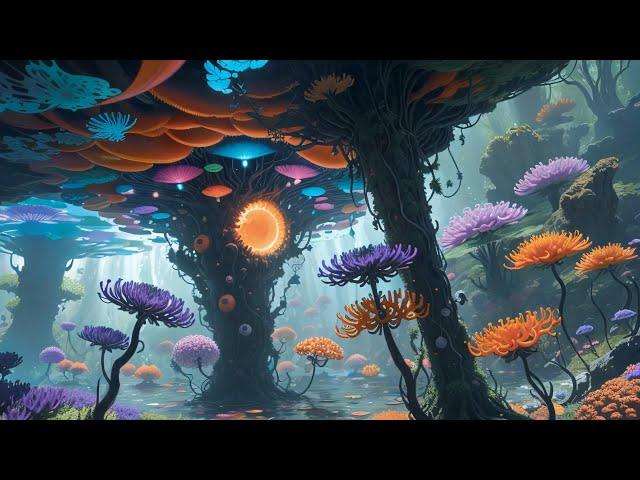 Nexxus 604 - Underwater - Psychedelic trance mix • (4K AI animated music video)