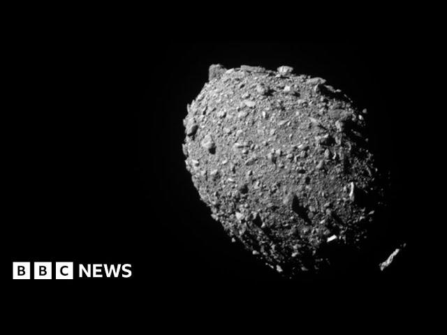 Nasa Dart spacecraft successfully smashes into asteroid - BBC News