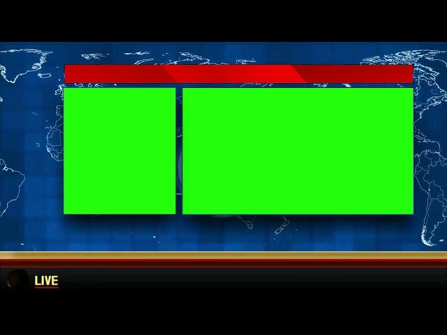 Full HD Виртуальная студия. Фон новостного канала.Free.