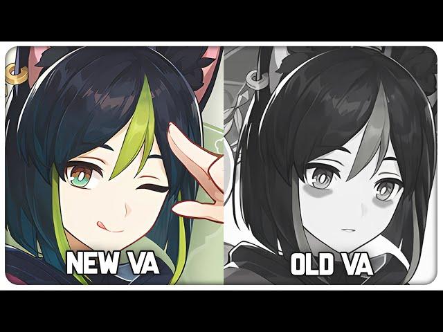 Tighnari OLD vs NEW English Voice Comparison (Elemental Skill, Burst, Idle) | Genshin Impact 3.6