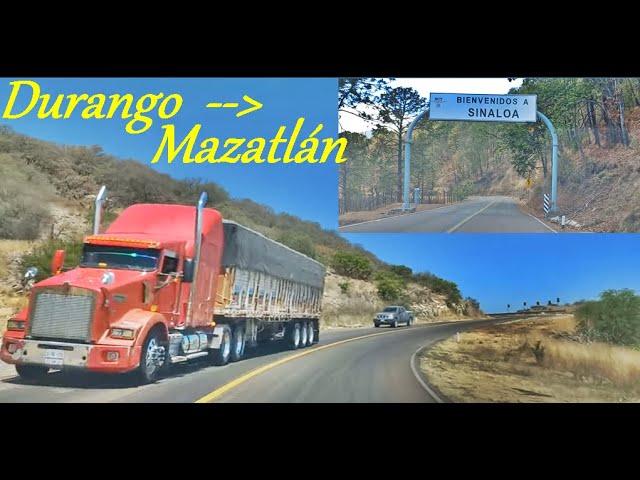 de Durango a Mazatlán #porlalibre carretera 40 #EspinazoDelDiablo ( Durango - Sinaloa )