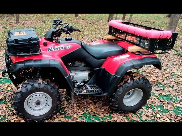 Walkaround of my super clean 2003 Honda Rancher 350 2wd foot shift