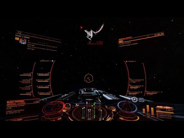 Elite Dangerous babysitting the fighter pilot