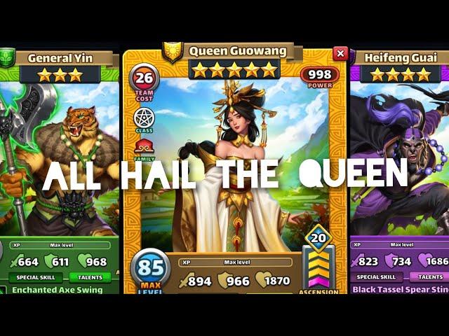 Empires & Puzzles Queen Guowang Heifeng Guai & General Yin New Wo3K Heroes, All Hail the Queen! 