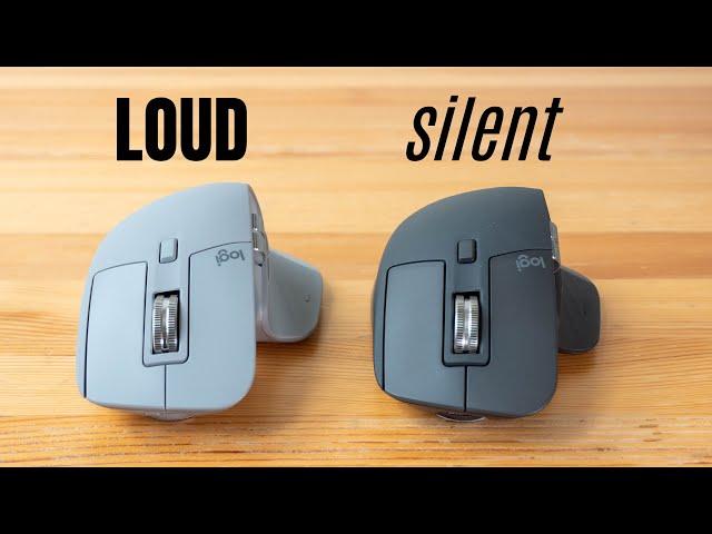 Logitech Mouse with Silent Clicks vs Normal Clicks: Hear the Difference