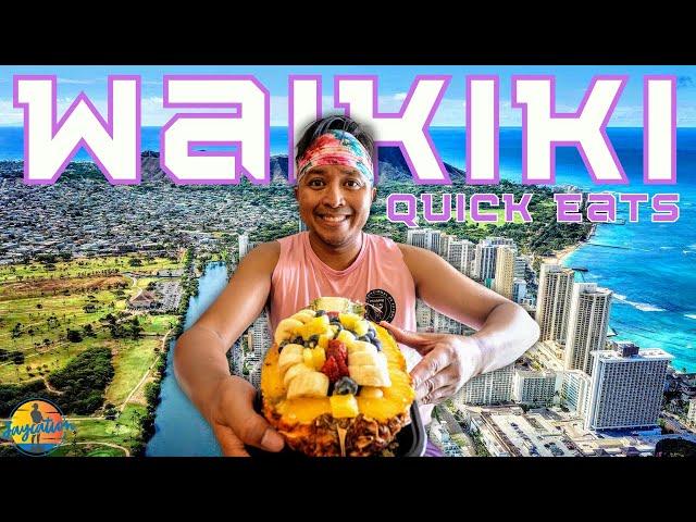 BEST Quick Eats in WAIKIKI - Hawaii Food Tour 2023