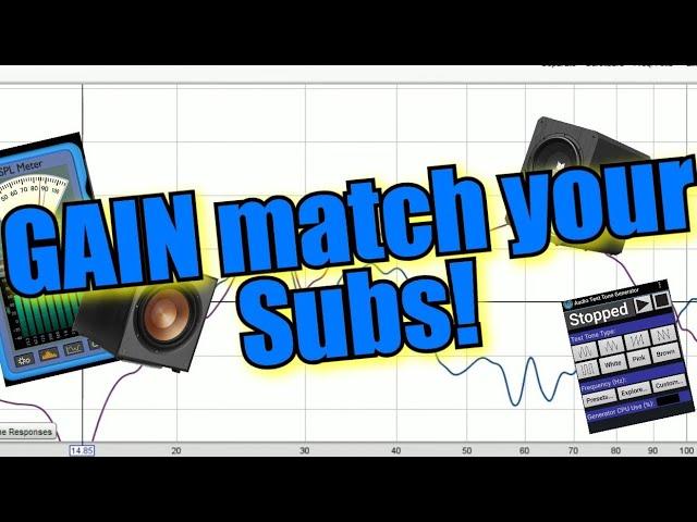 Ep. 8 - Subwoofer Setup | Stop losing OUTPUT!  Gain matching | Home Theater Gurus!