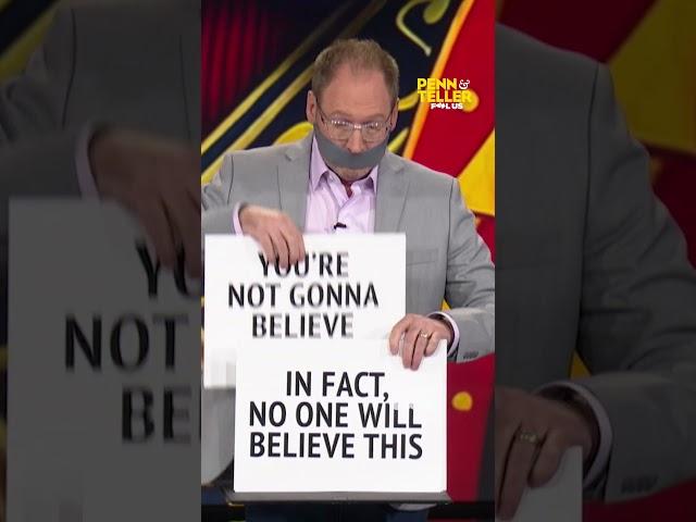 Card Magic Trick #pennandteller #magic #magictrick