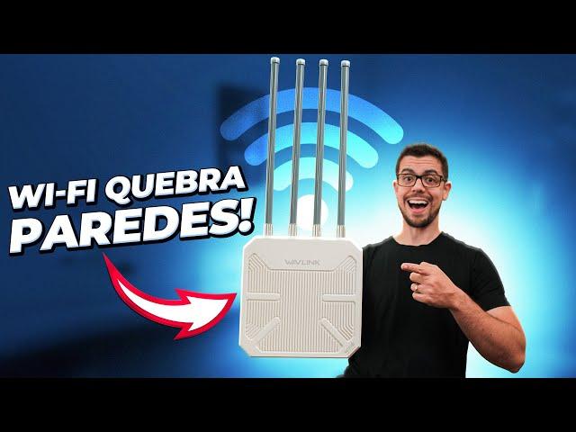 TURBINE SEU WI-FI COM ESSE ROTEADOR EXTERNO! WavLink AX1800 AERIAL HD6