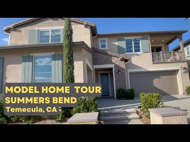 New Construction Home Tour in Temecula California | Upton Model by Woodside Homes | Summers Bend