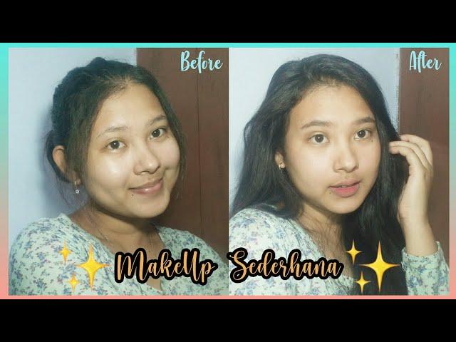 MakeUp Sederhana Sebelum Buat Konten Youtube || Kristina Smnllng