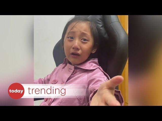 Girl in China reasons with dad for more play time