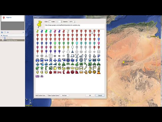 Creating Custom Placemarks in Google Earth
