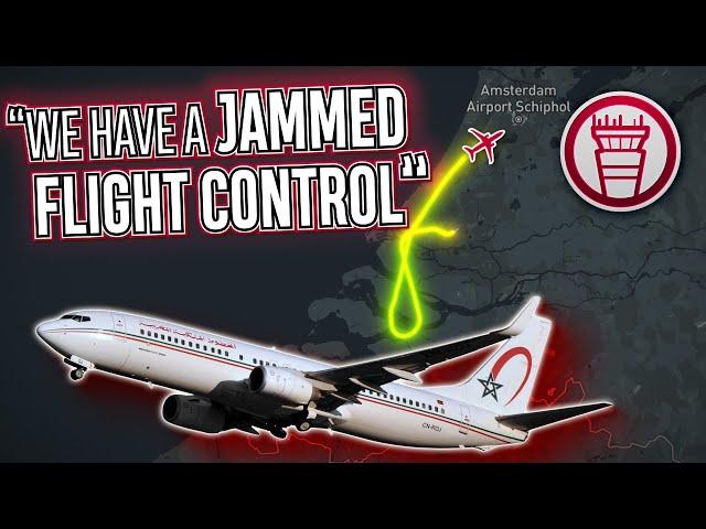 FLAP DISAGREE! Jammed Flight Controls Force Diversion [ATC audio]