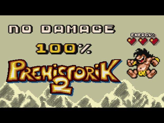 [HD 60fps] Prehistorik 2 (DOS) (Expert) - 100% Walkthrough - No Hit/No Damage Run