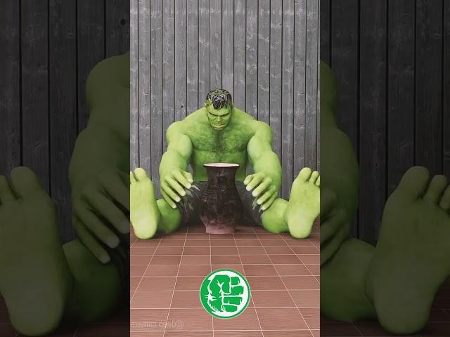 SPIDER MAN vs HULK | HULK drink | Marvel Animation  #funny