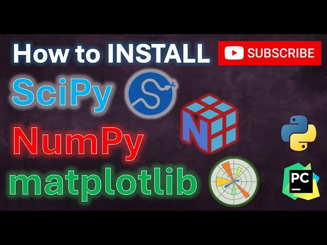 How to Easily Install NumPy, SciPy, and Matplotlib Using PyCharm on macOS 2024