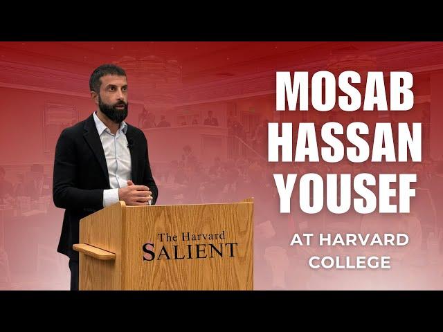 "Son of Hamas" Mosab Hassan Yousef | Lecture at Harvard College