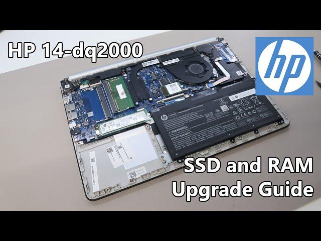 HP 14-dq2000 - SSD and RAM Upgrade Guide