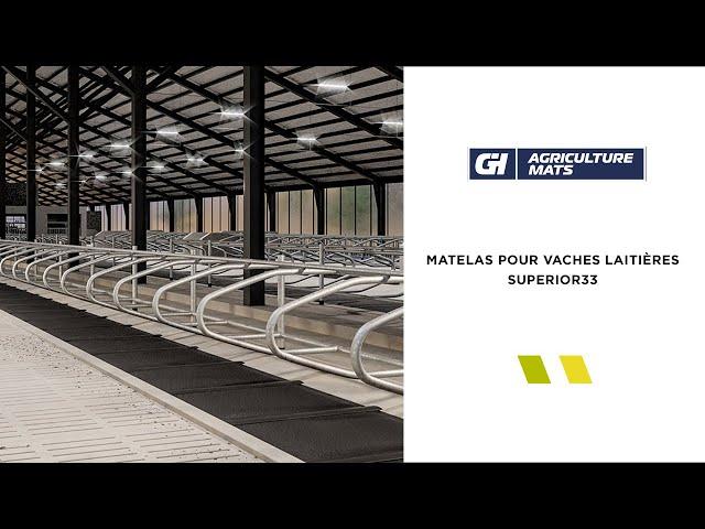 Montage du matelas Superior33 pour vaches laitières